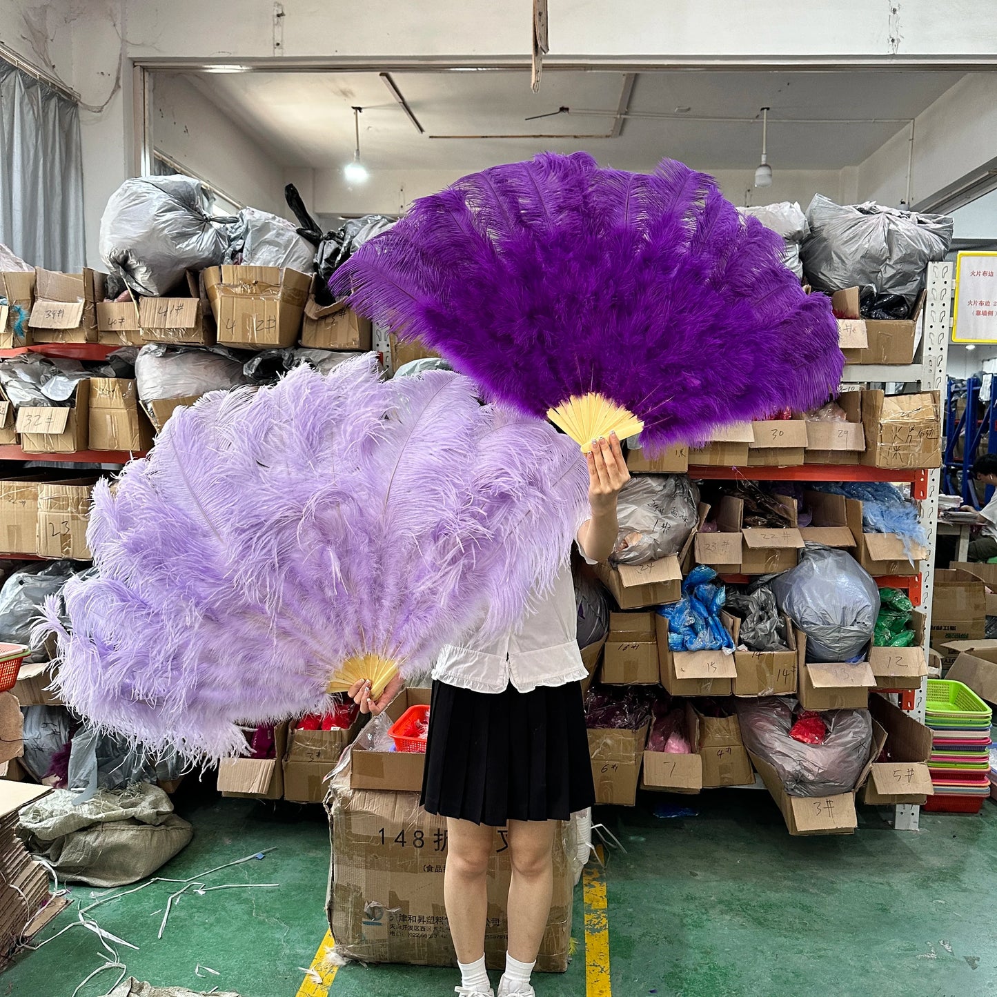 Burlesque solfjädrar
