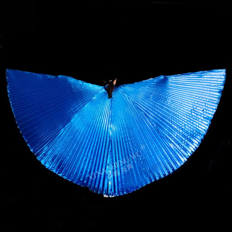 Adult Kids 11 Colors Belly Dance Wings Unisex Bollywood Oriental Egypt Wings Children Adult Belly Dance Isis Wings Without Stick