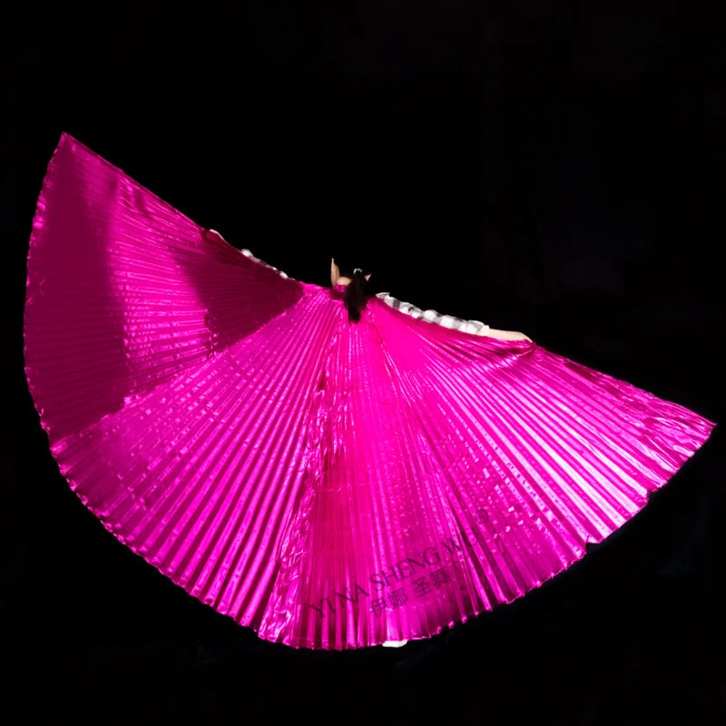 Adult Kids 11 Colors Belly Dance Wings Unisex Bollywood Oriental Egypt Wings Children Adult Belly Dance Isis Wings Without Stick