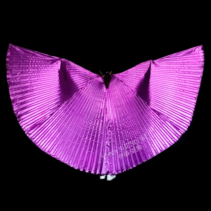 Adult Kids 11 Colors Belly Dance Wings Unisex Bollywood Oriental Egypt Wings Children Adult Belly Dance Isis Wings Without Stick