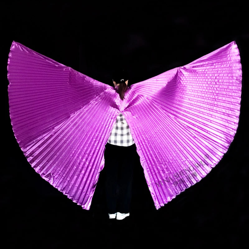 Adult Kids 11 Colors Belly Dance Wings Unisex Bollywood Oriental Egypt Wings Children Adult Belly Dance Isis Wings Without Stick