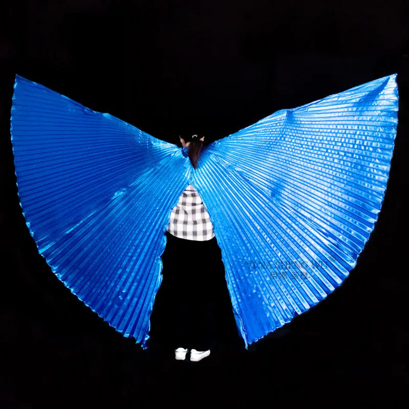 Adult Kids 11 Colors Belly Dance Wings Unisex Bollywood Oriental Egypt Wings Children Adult Belly Dance Isis Wings Without Stick