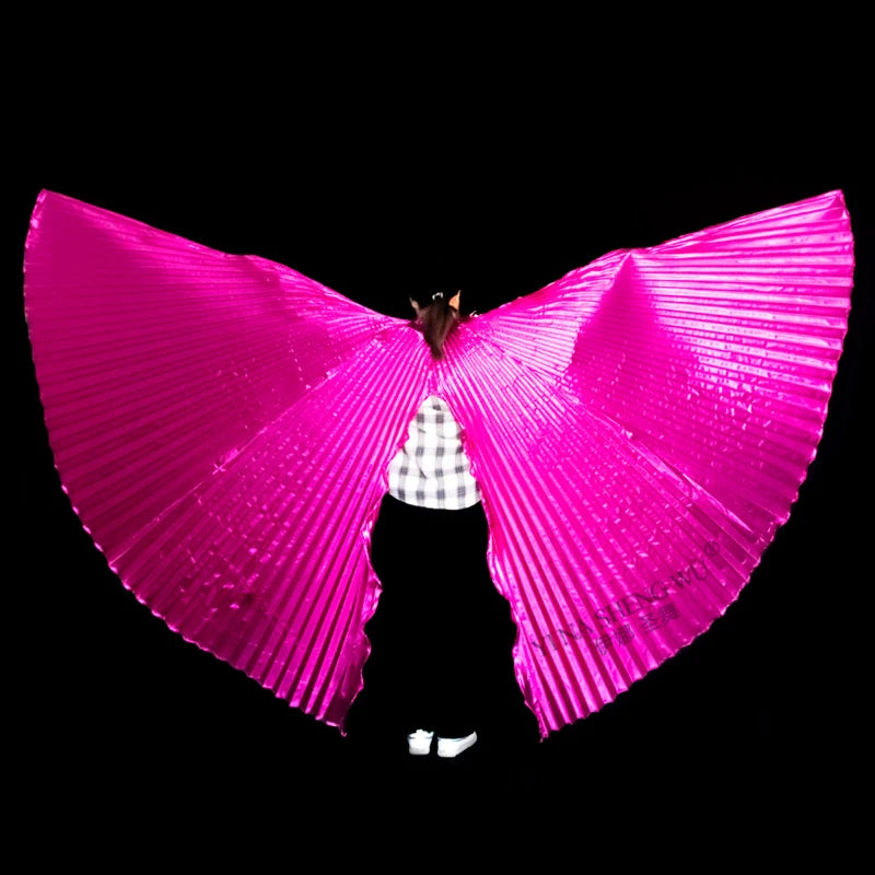 Adult Kids 11 Colors Belly Dance Wings Unisex Bollywood Oriental Egypt Wings Children Adult Belly Dance Isis Wings Without Stick