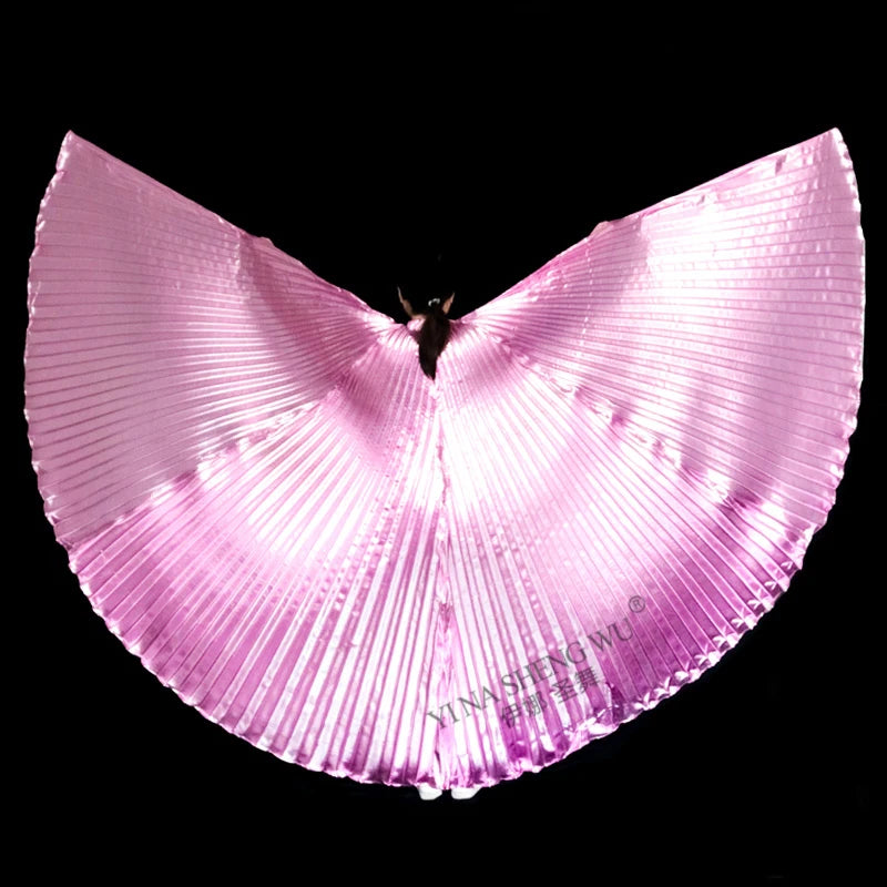 Adult Kids 11 Colors Belly Dance Wings Unisex Bollywood Oriental Egypt Wings Children Adult Belly Dance Isis Wings Without Stick