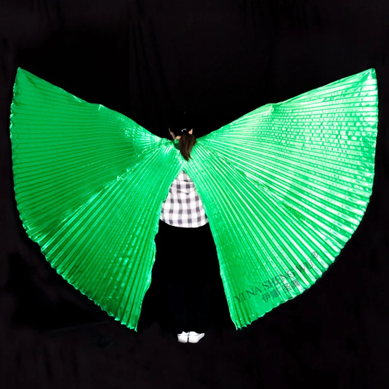 Adult Kids 11 Colors Belly Dance Wings Unisex Bollywood Oriental Egypt Wings Children Adult Belly Dance Isis Wings Without Stick