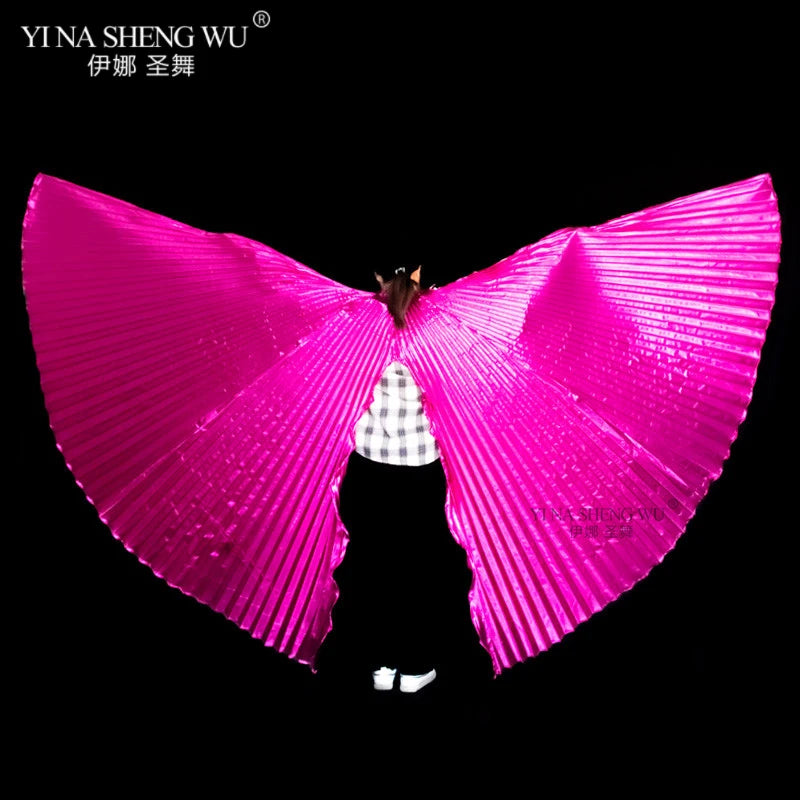 Adult Kids 11 Colors Belly Dance Wings Unisex Bollywood Oriental Egypt Wings Children Adult Belly Dance Isis Wings Without Stick