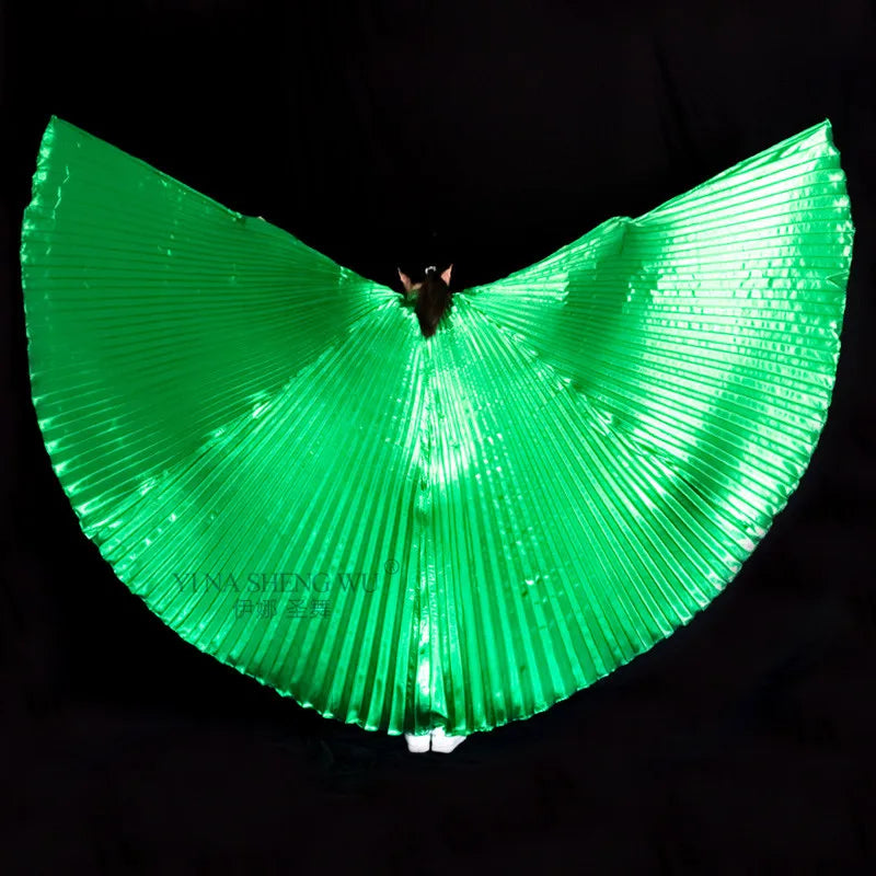 Adult Kids 11 Colors Belly Dance Wings Unisex Bollywood Oriental Egypt Wings Children Adult Belly Dance Isis Wings Without Stick