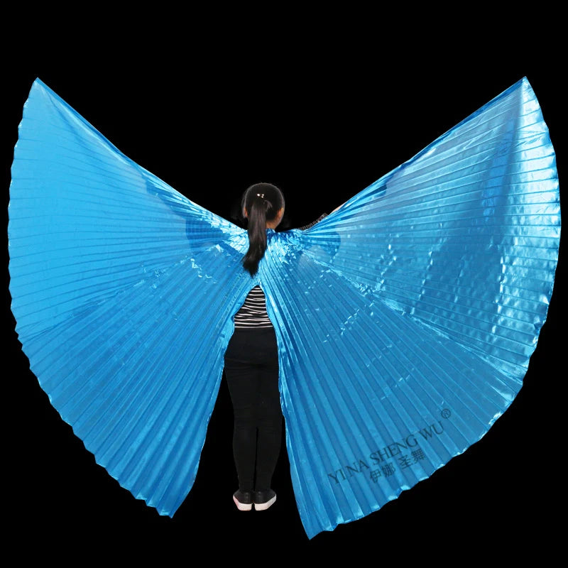 Adult Kids 11 Colors Belly Dance Wings Unisex Bollywood Oriental Egypt Wings Children Adult Belly Dance Isis Wings Without Stick