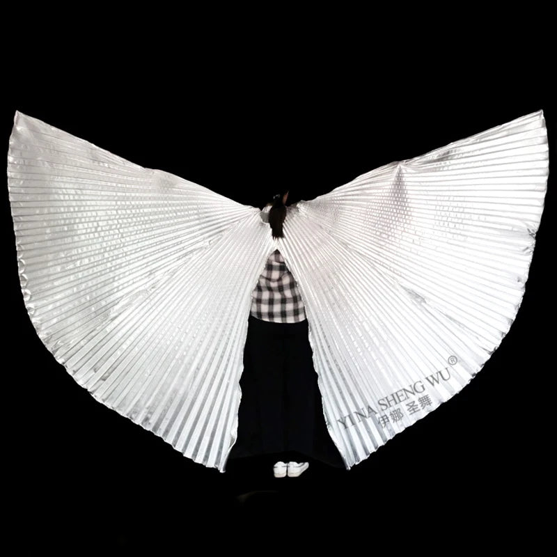 Adult Kids 11 Colors Belly Dance Wings Unisex Bollywood Oriental Egypt Wings Children Adult Belly Dance Isis Wings Without Stick