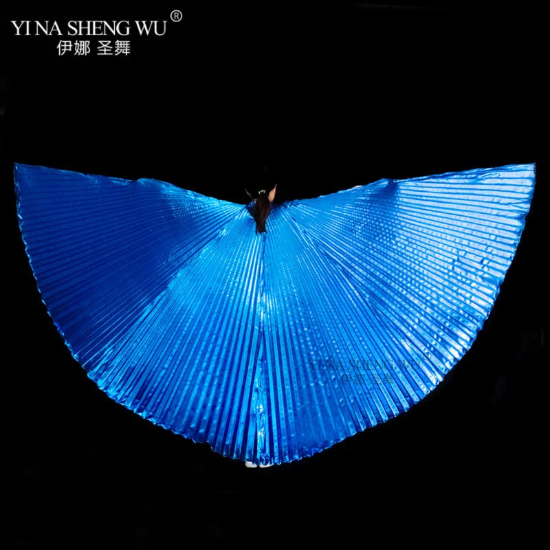 Adult Kids 11 Colors Belly Dance Wings Unisex Bollywood Oriental Egypt Wings Children Adult Belly Dance Isis Wings Without Stick