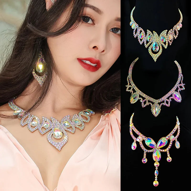 Belly Dance Necklace Female Adult Latin Stage Professional Performance Competition Accessories National Standard Dance Jewelry D