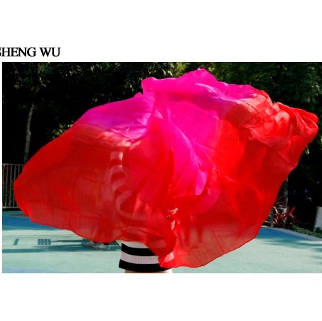 Belly dance veils 100% silk veils handmade gradual color veils can be customized